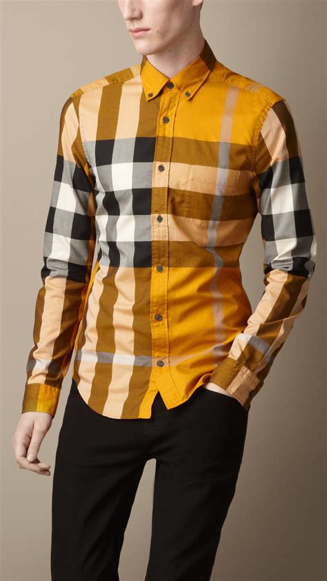 used burberry mens shirt